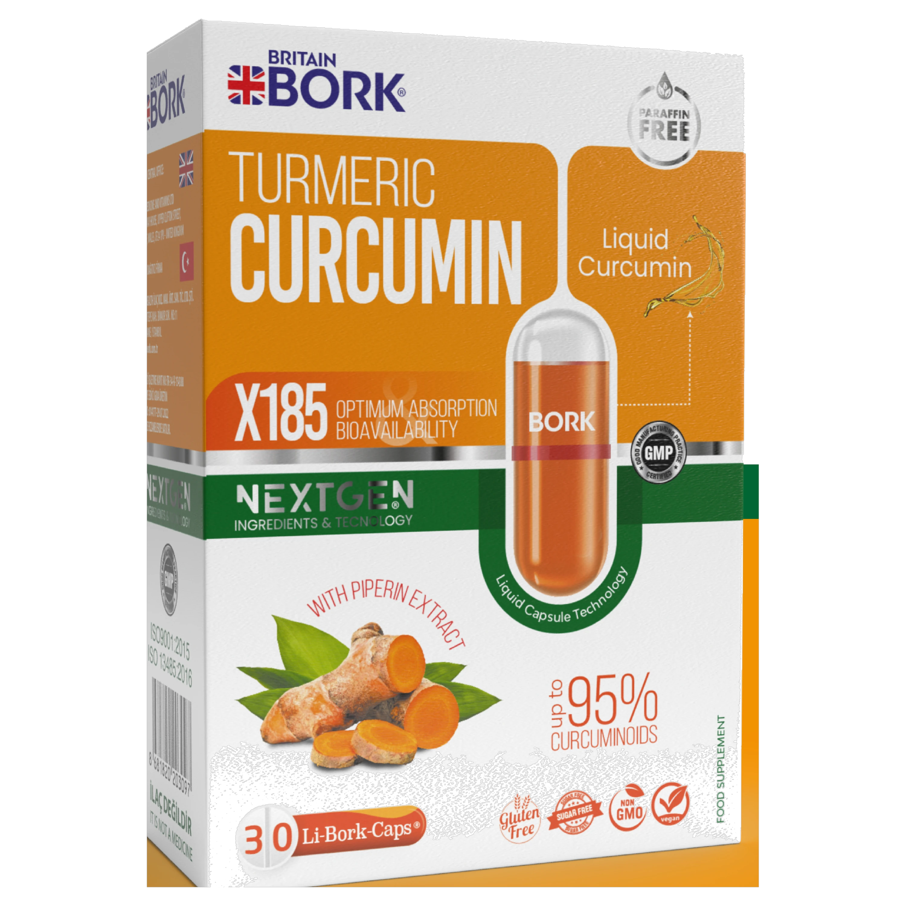 Turmeric Curcumin X185 Капсулы №30