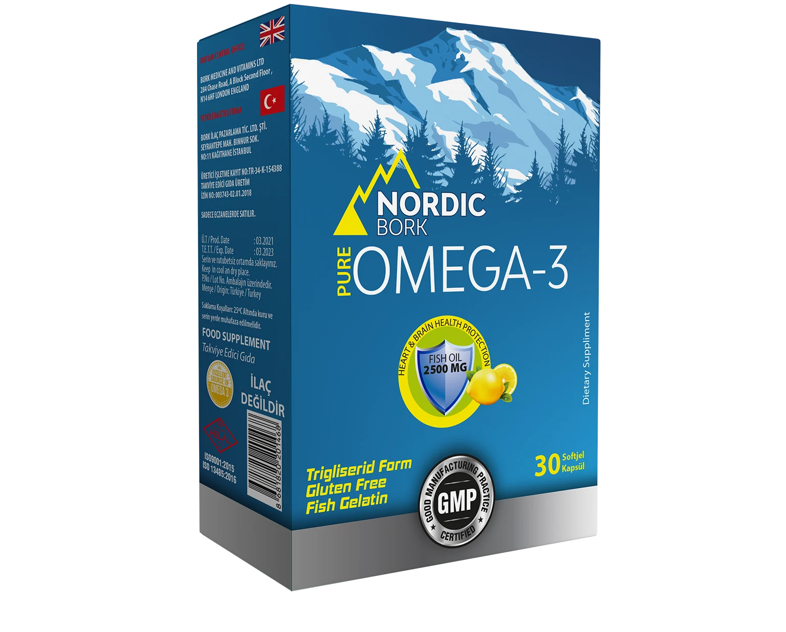 Pure Omega-3 Капсулы №30