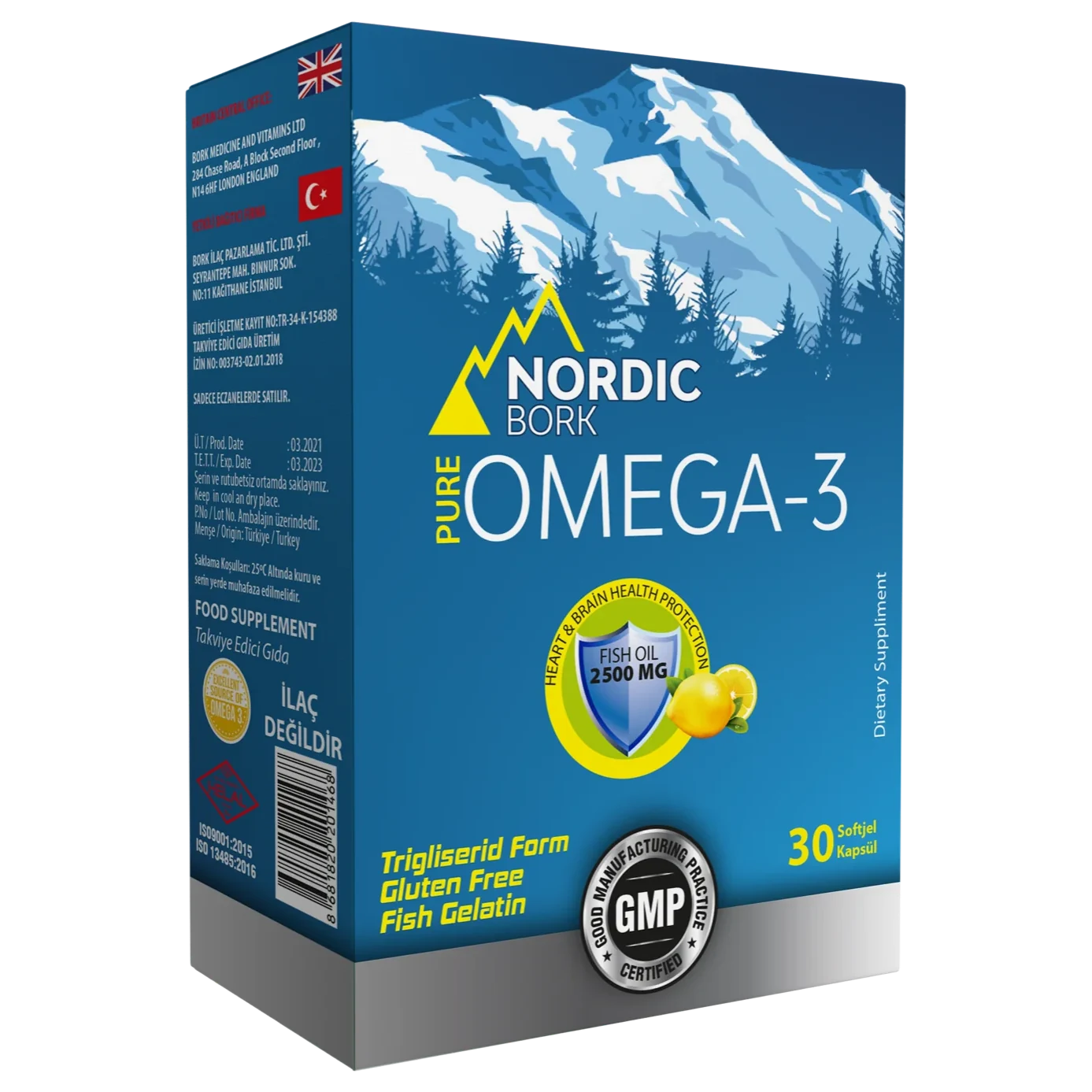 Pure Omega-3 Капсулы №30