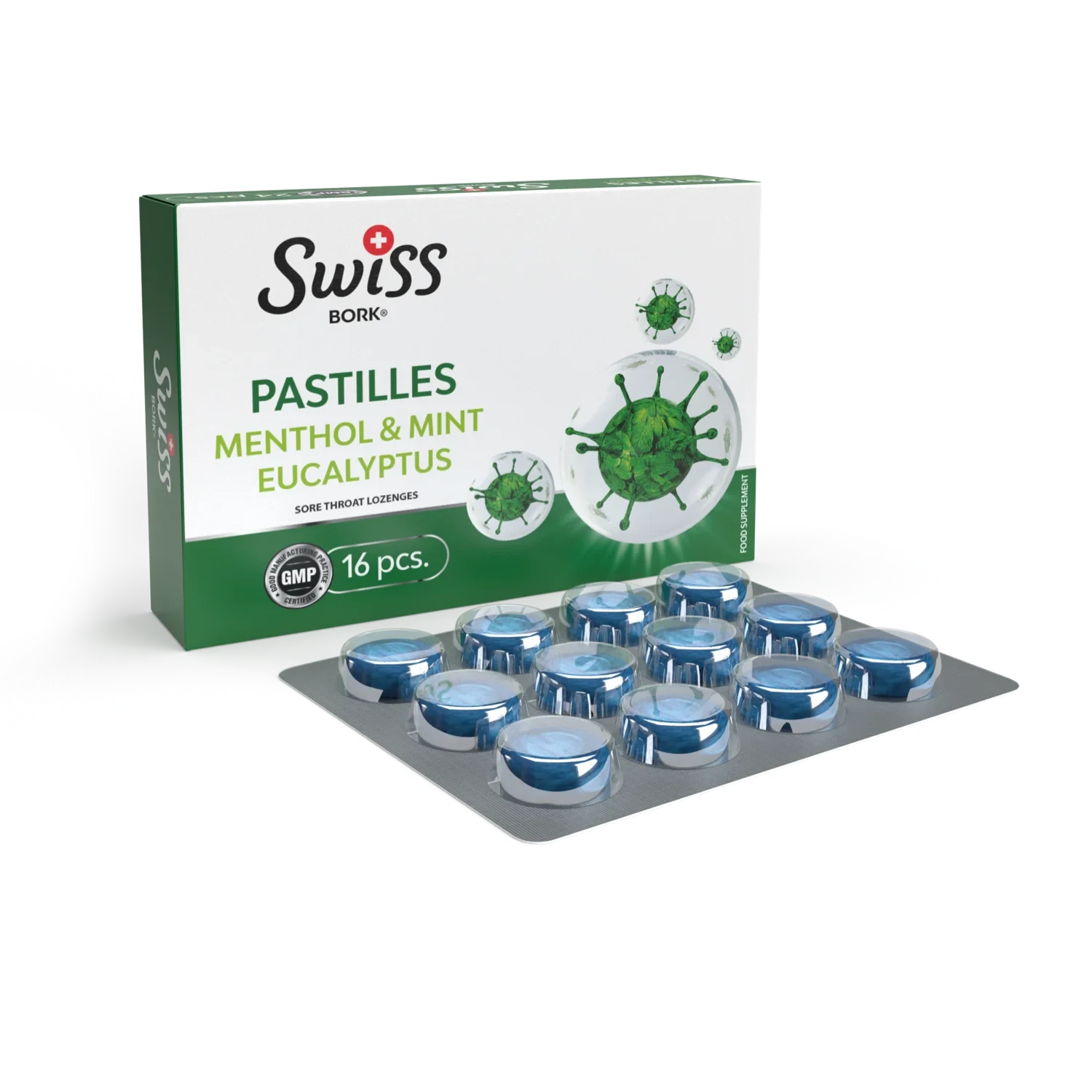 Menthol & Mint Eucalyptus Леденцы №16